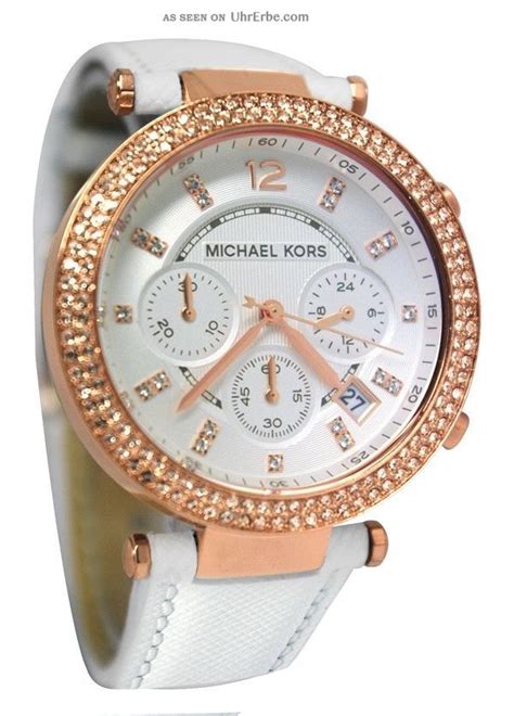 damenuhr weiß michael kors|Michael Kors Damenuhren online .